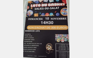 LOTO du Basket dimanche 10/11/24