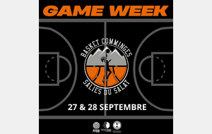 Game Week du 27 et 28 Septembre