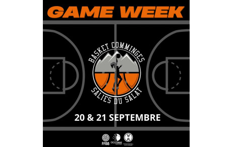 Game Week du 20 et 21 Septembre