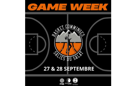 Game Week du 27 et 28 Septembre