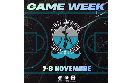 Game week du 7 et 8 Novembre