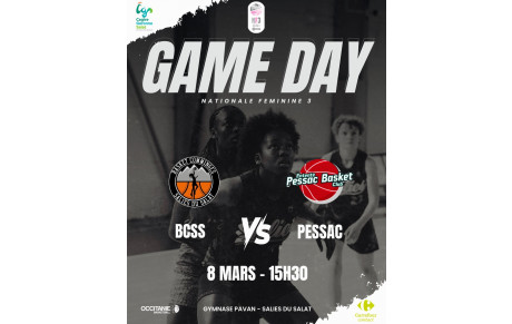 Game Day du 8 Mars